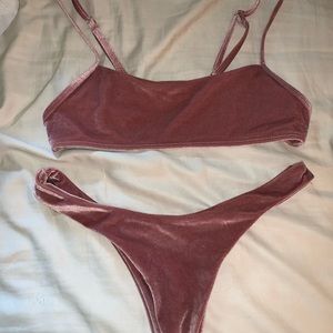ZAFUL velvet bikini set